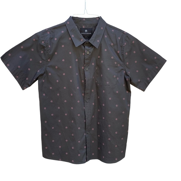Shouthouse Boys Button Down Collar Shirt, Large 14/16 - Picture 2 of 3